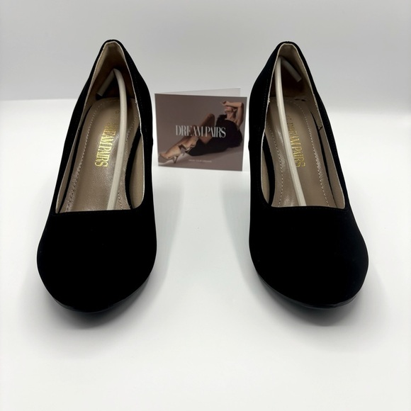 DREAM PAIRS Tiffany Women's Low Stiletto Heel Dress Platform Pumps Size 5.5 - Picture 13 of 14